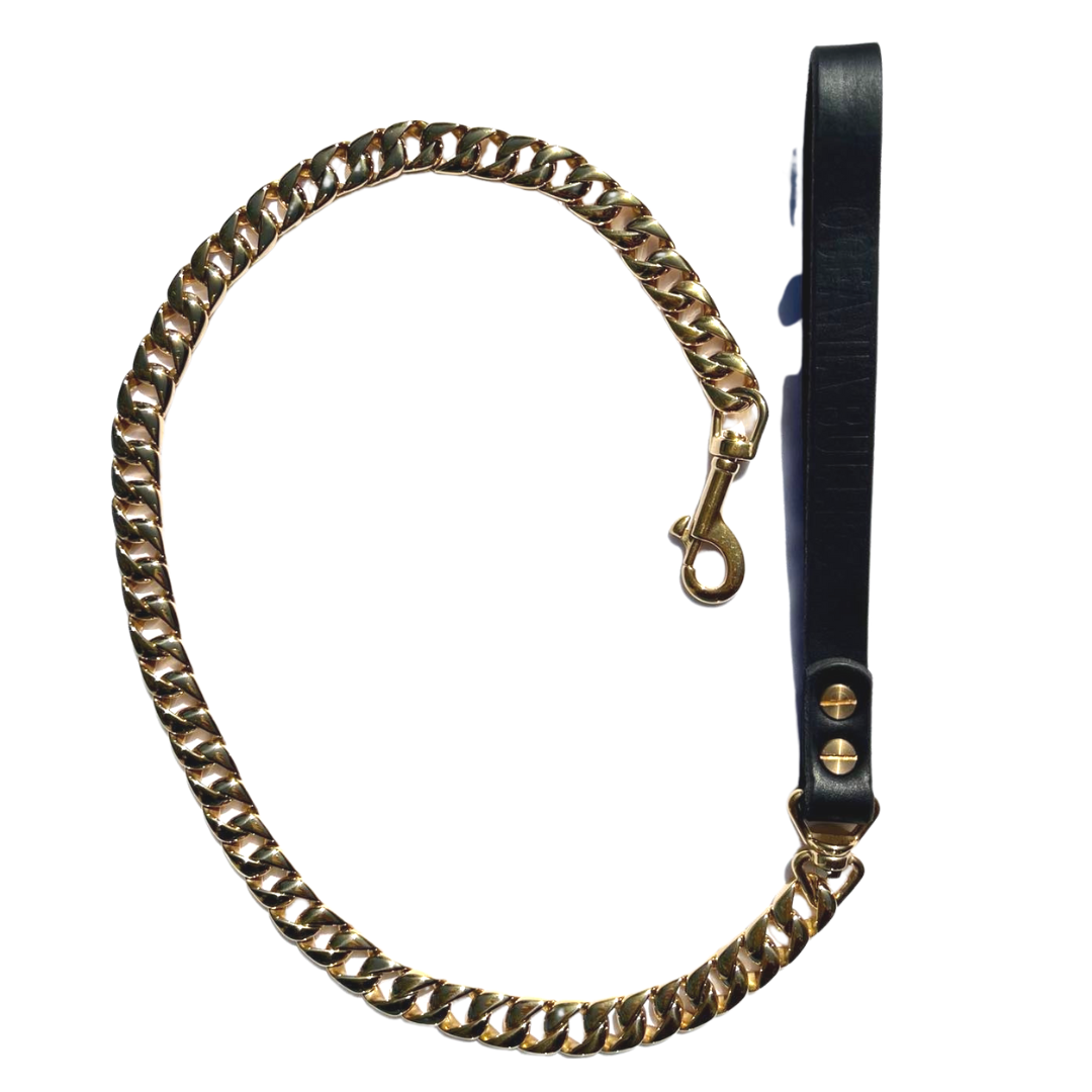 LUXURY GOLD LEASH 15MM